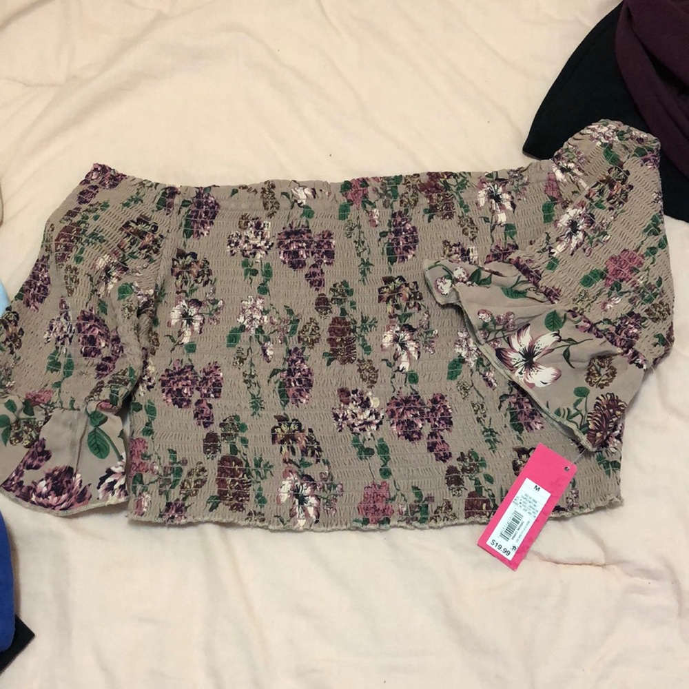 Summer fun shirts! 1 still has tag (crop top)